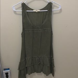 Olive green entro tank